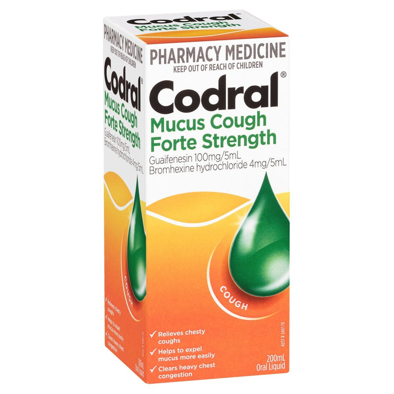 Codral Mucus Cough Forte Strength Berry 200mL - Vital Pharmacy Supplies
