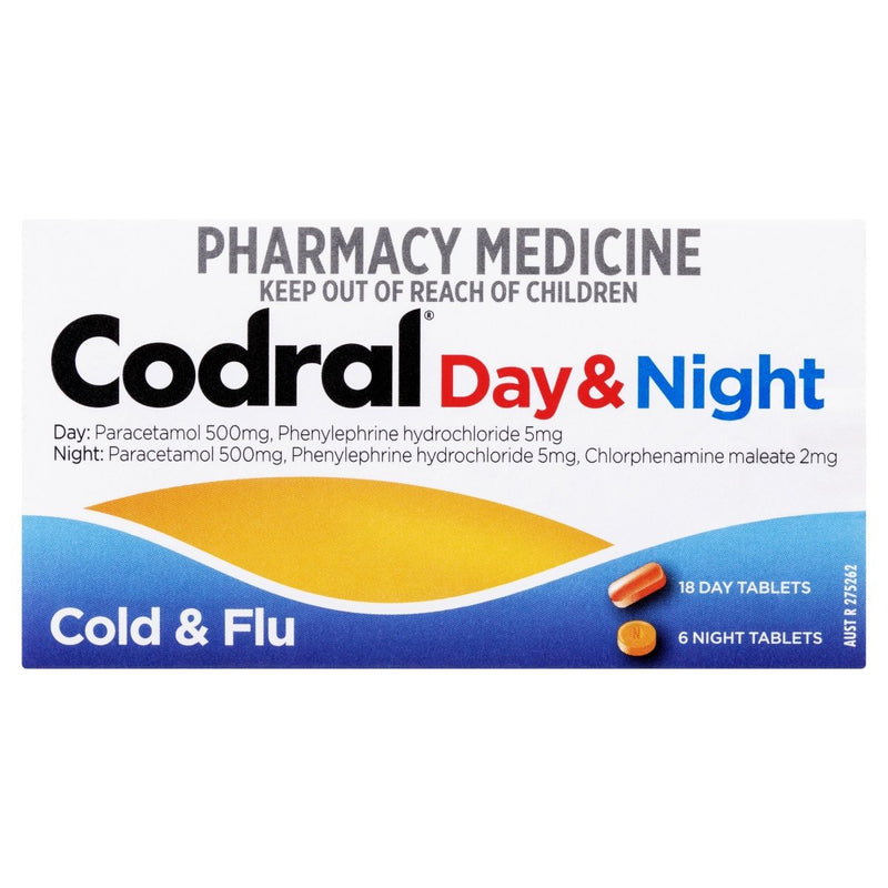 Codral PE Day & Night 24 Tablets - Clearance - Vital Pharmacy Supplies