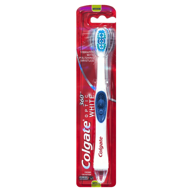Colgate 360° Optic White Sonic Powered Toothbrush 1 Pack - Vital Pharmacy Supplies