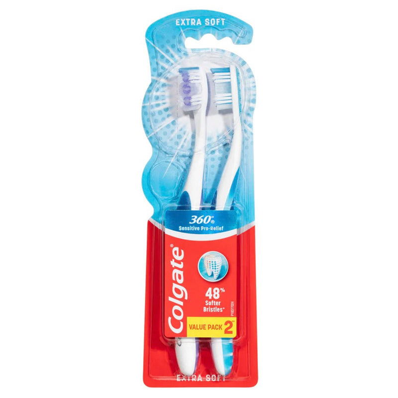 Colgate 360° Sensitive Pro-Relief Extra Soft Toothbrush 1 Pack - Vital Pharmacy Supplies
