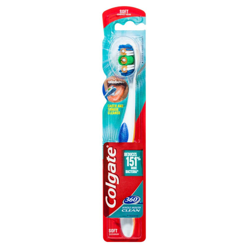 Colgate 360° Whole Mouth Clean Soft Toothbrush 1 Pack - Vital Pharmacy Supplies