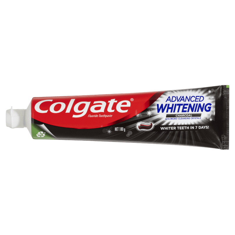 Colgate Advanced Whitening Charcoal Toothpaste 180g - Vital Pharmacy Supplies