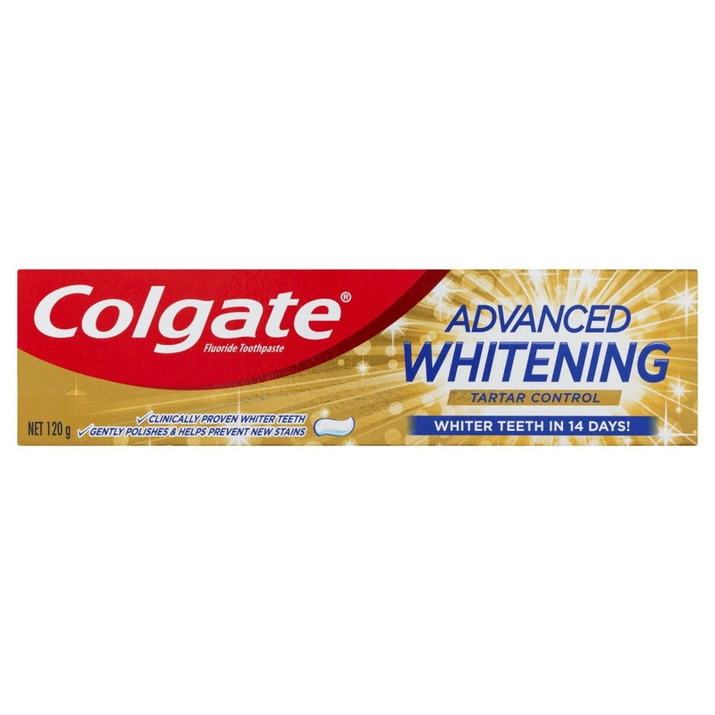 Colgate Advanced Whitening Tartar Control Toothpaste 115g - Vital Pharmacy Supplies