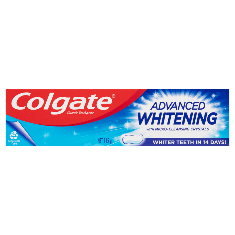 Colgate Advanced Whitening Toothpaste 115g - Vital Pharmacy Supplies