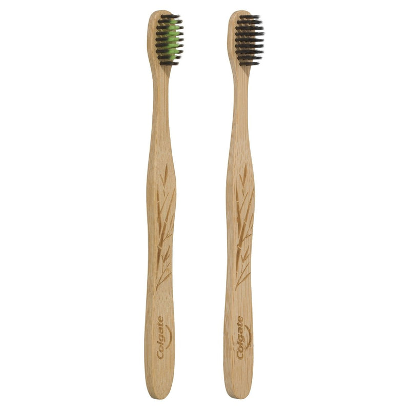 Colgate Bamboo Charcoal Soft Toothbrush 2 Pack - Vital Pharmacy Supplies