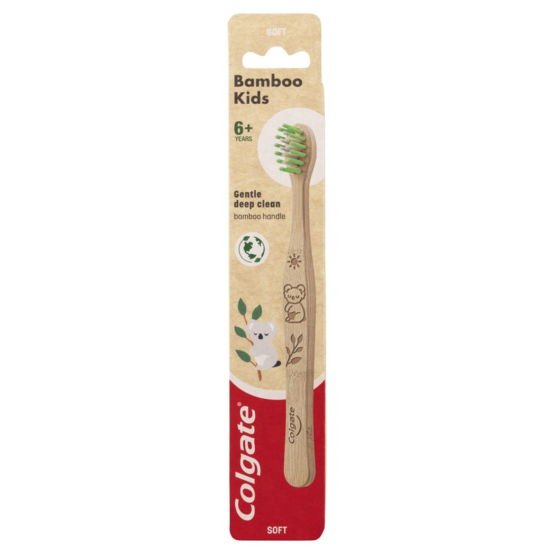Colgate Kids 6+ Years Bamboo Toothbrush 1 Pack - Vital Pharmacy Supplies