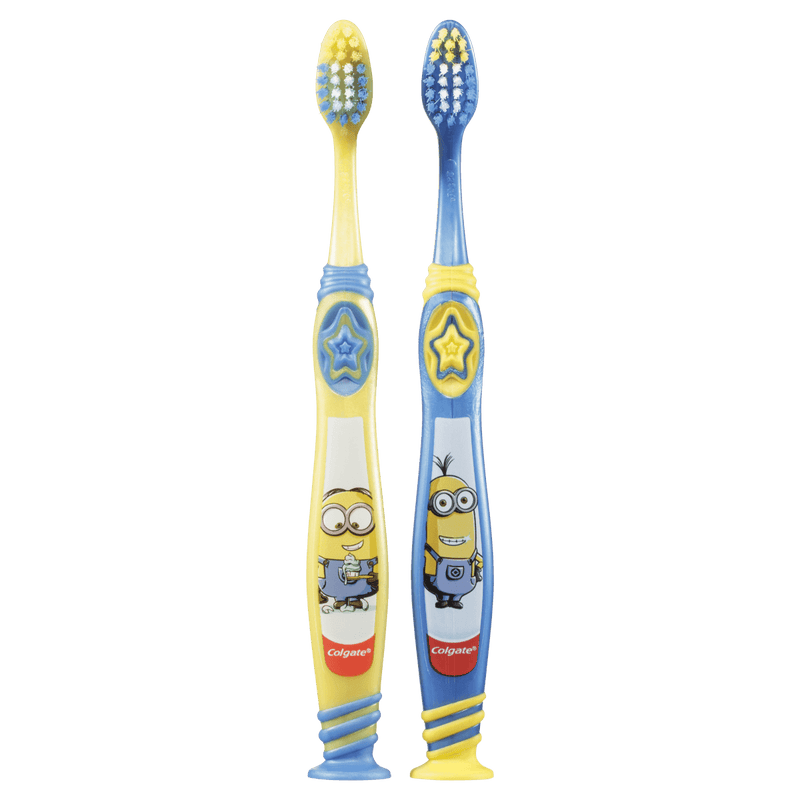 Colgate Kids Minions 6+ Years Toothbrush 2 Pack - Vital Pharmacy Supplies