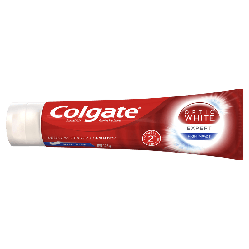 Colgate Optic White Expert High Impact Whitening Toothpaste 125g - Vital Pharmacy Supplies