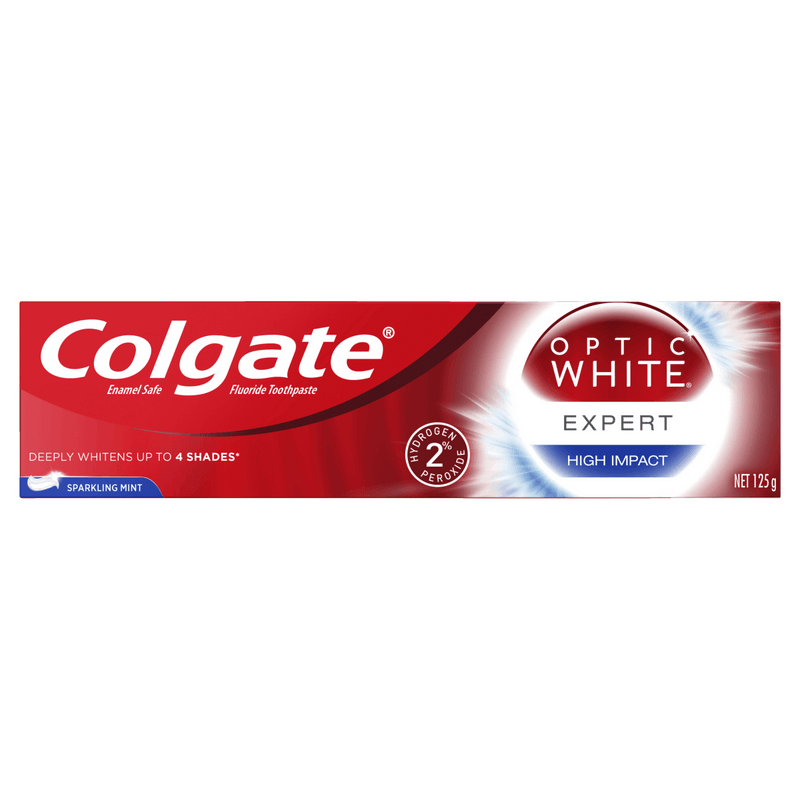 Colgate Optic White Expert High Impact Whitening Toothpaste 125g - Vital Pharmacy Supplies