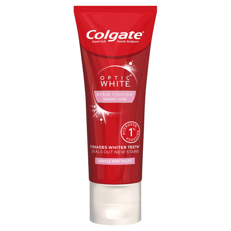 Colgate Optic White Stain Fighter Enamel Care Toothpaste 95g - Vital Pharmacy Supplies