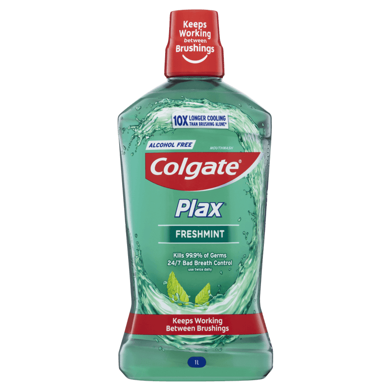 Colgate Plax Freshmint Antibacterial Mouthwash 1L - Vital Pharmacy Supplies