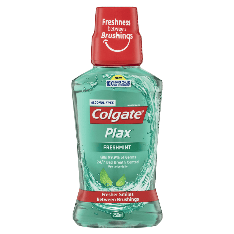 Colgate Plax Freshmint Antibacterial Mouthwash 250mL - Vital Pharmacy Supplies
