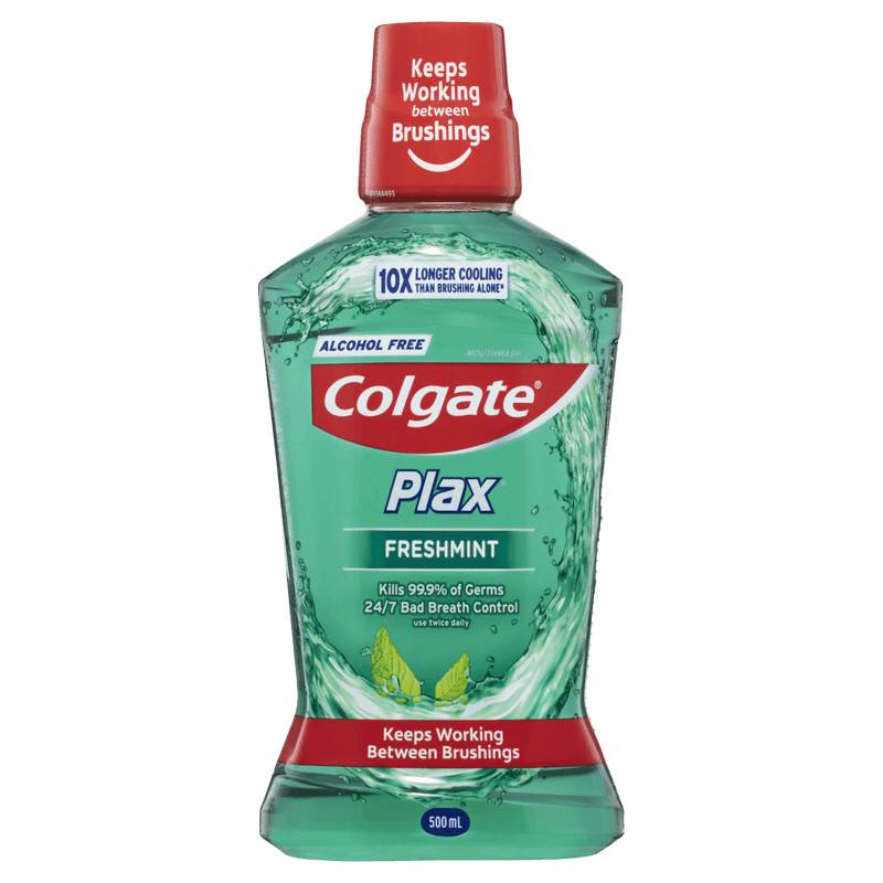 Colgate Plax Freshmint Antibacterial Mouthwash 500mL - Vital Pharmacy Supplies