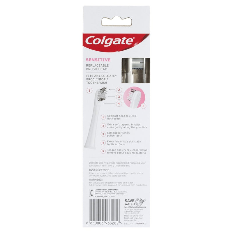 Colgate ProClinical Sensitive Electric Toothbrush Head Refills 4 Pack - Vital Pharmacy Supplies