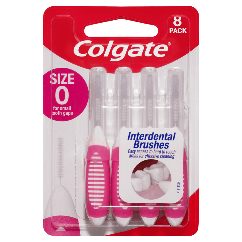 Colgate Size 0 Interdental Brushes 8 Pack - Vital Pharmacy Supplies
