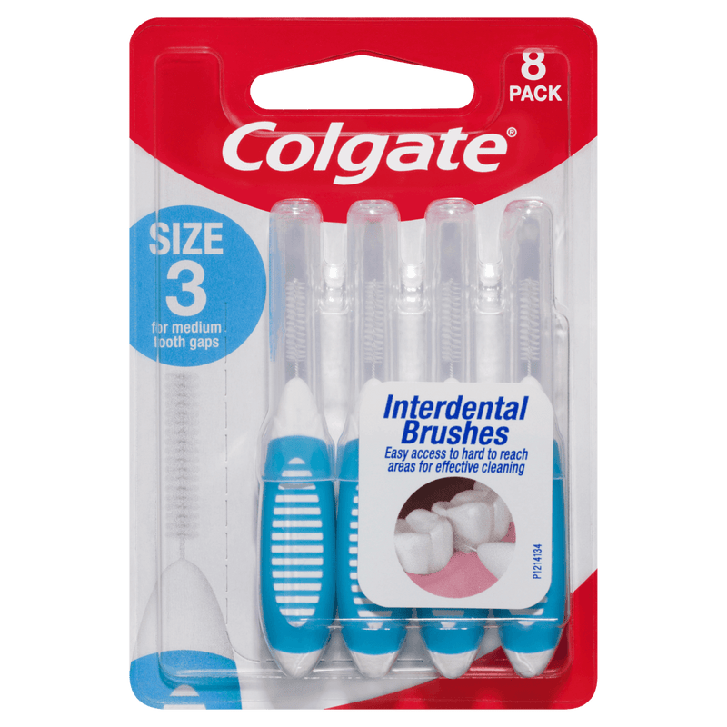 Colgate Size 3 Interdental Brushes 8 Pack - Vital Pharmacy Supplies