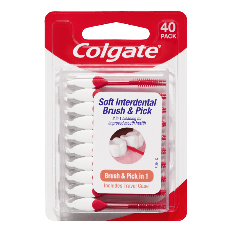 Colgate Soft Interdental Brush & Pick 40 Pack - Vital Pharmacy Supplies
