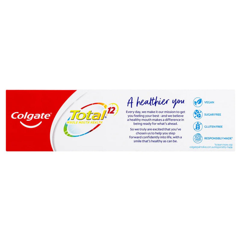 Colgate Total Advanced Clean Antibacterial Toothpaste 115g - Vital Pharmacy Supplies