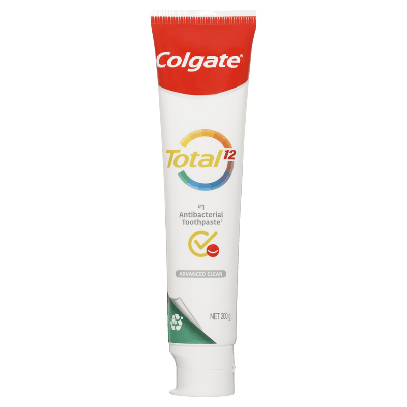 Colgate Total Advanced Clean Antibacterial Toothpaste 200g - Vital Pharmacy Supplies