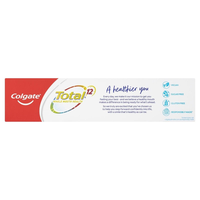 Colgate Total Advanced Whitening Gel Antibacterial Toothpaste 200g - Vital Pharmacy Supplies
