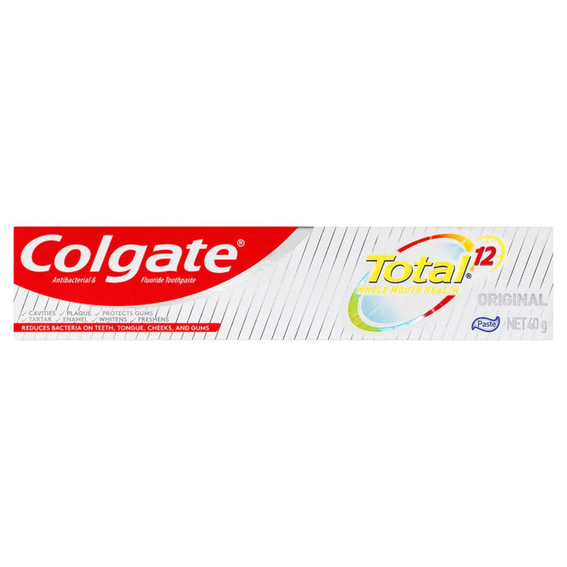 Colgate Total Original Antibacterial Toothpaste 40g - Vital Pharmacy Supplies