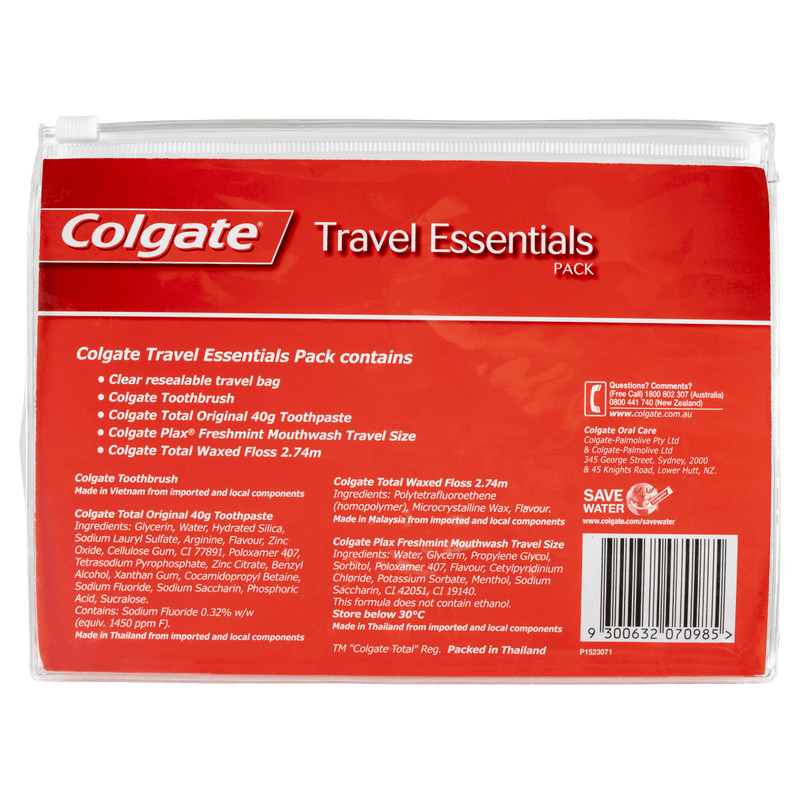 Colgate Travel Essentials Pack - Vital Pharmacy Supplies