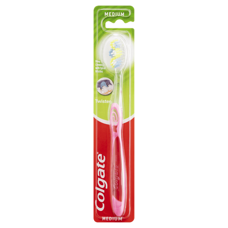 Colgate Twister Medium Toothbrush 1 Pack - Vital Pharmacy Supplies