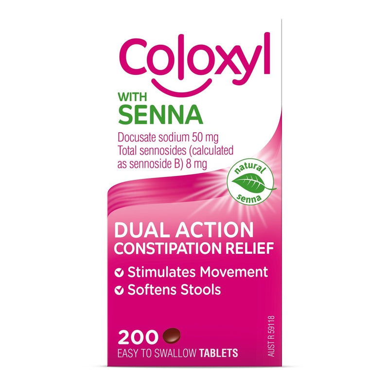 Coloxyl With Senna 30 Tablets - Vital Pharmacy Supplies