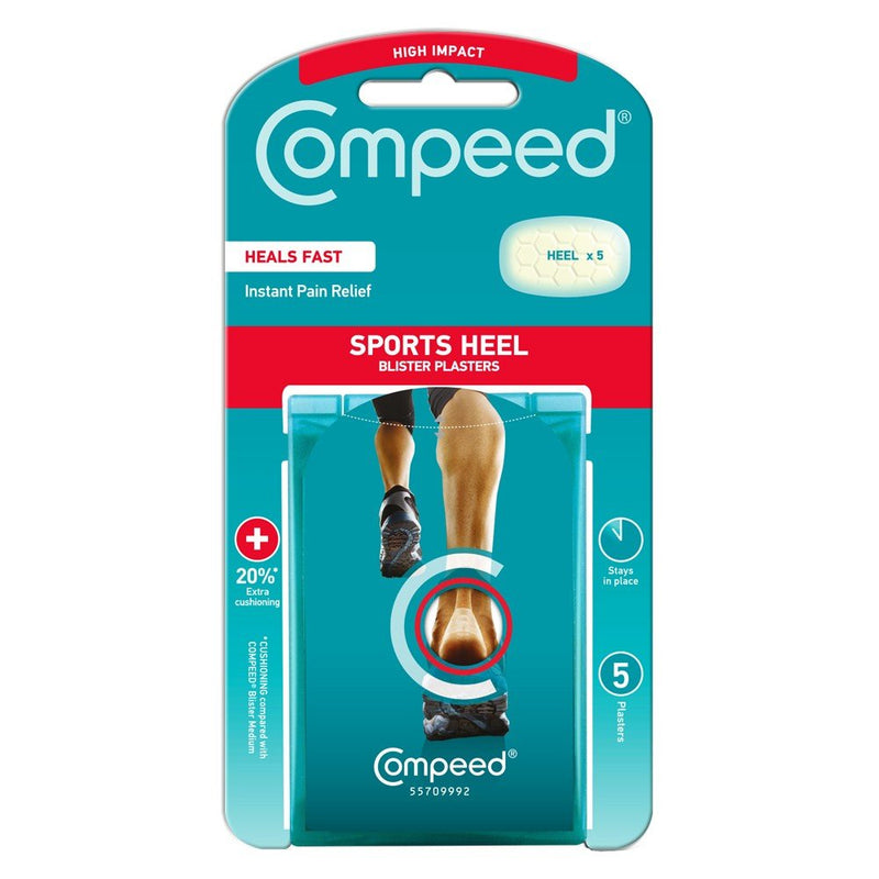 Compeed Sports Heel Blister Plasters 5 Pack - Vital Pharmacy Supplies