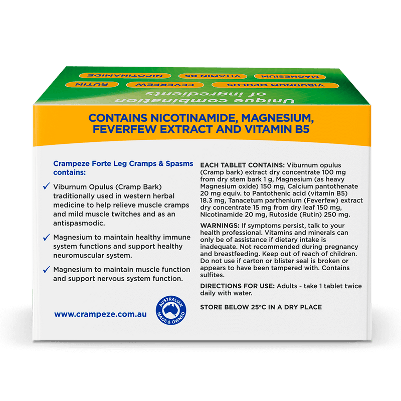 Crampeze Forte 30 Tablets - Vital Pharmacy Supplies