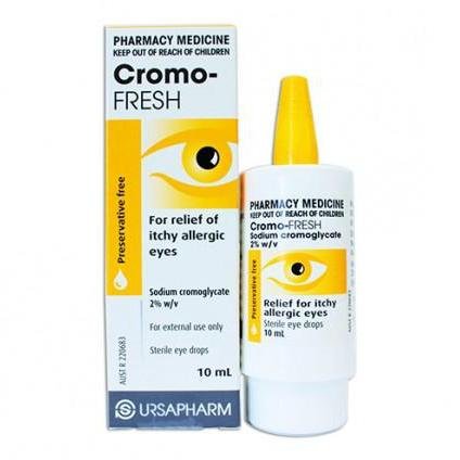 Cromo-Fresh Allergy Eye Drops 10mL - Vital Pharmacy Supplies