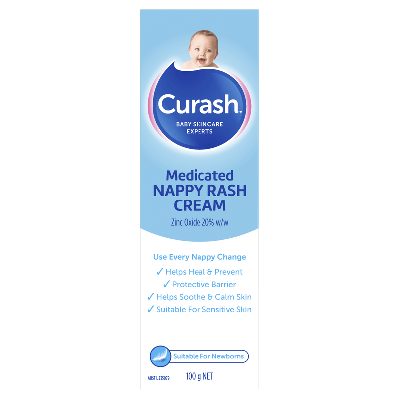 Curash Medicated Nappy Rash Cream 100g - Vital Pharmacy Supplies