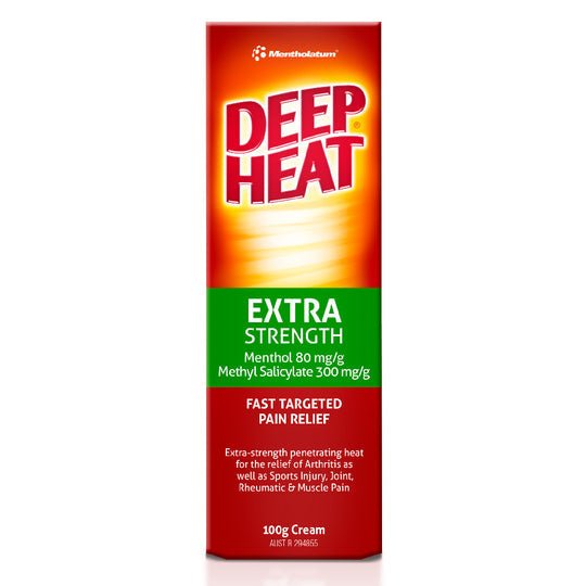 Deep Heat Extra Strength Cream 100g - Vital Pharmacy Supplies