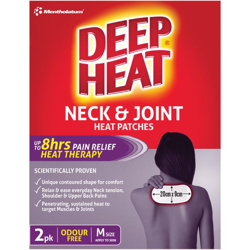 Deep Heat Neck & Joint Heat Patches 2 Pack - Vital Pharmacy Supplies