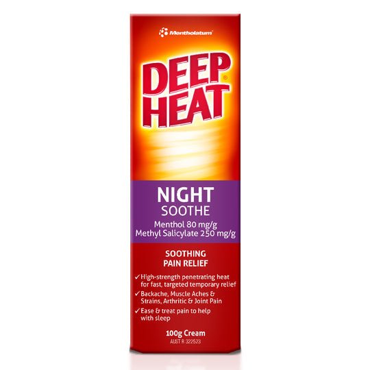 Deep Heat Night Soothe Cream 100g - Vital Pharmacy Supplies