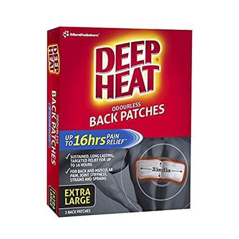 Deep Heat Odourless Back Patches 2 Pack - Vital Pharmacy Supplies