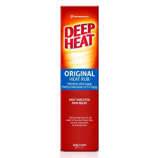 Deep Heat Original Rub 140g - Vital Pharmacy Supplies