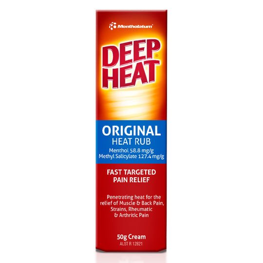 Deep Heat Original Rub 50g - Vital Pharmacy Supplies