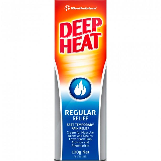 Deep Heat Regular Relief 100g - Vital Pharmacy Supplies