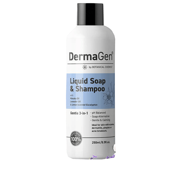 DermaGen Liquid Soap & Shampoo 250mL - Vital Pharmacy Supplies