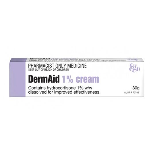 DermAid 1% Cream 30g (S3) - Vital Pharmacy Supplies