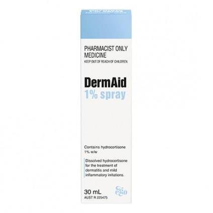 Dermaid 1% Spray 30mL (S3) - Vital Pharmacy Supplies