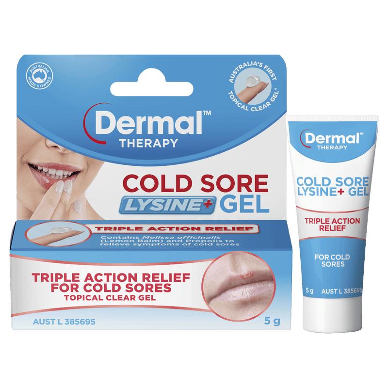 Dermal Therapy Cold Sore Lysine+ Gel 5g - Vital Pharmacy Supplies