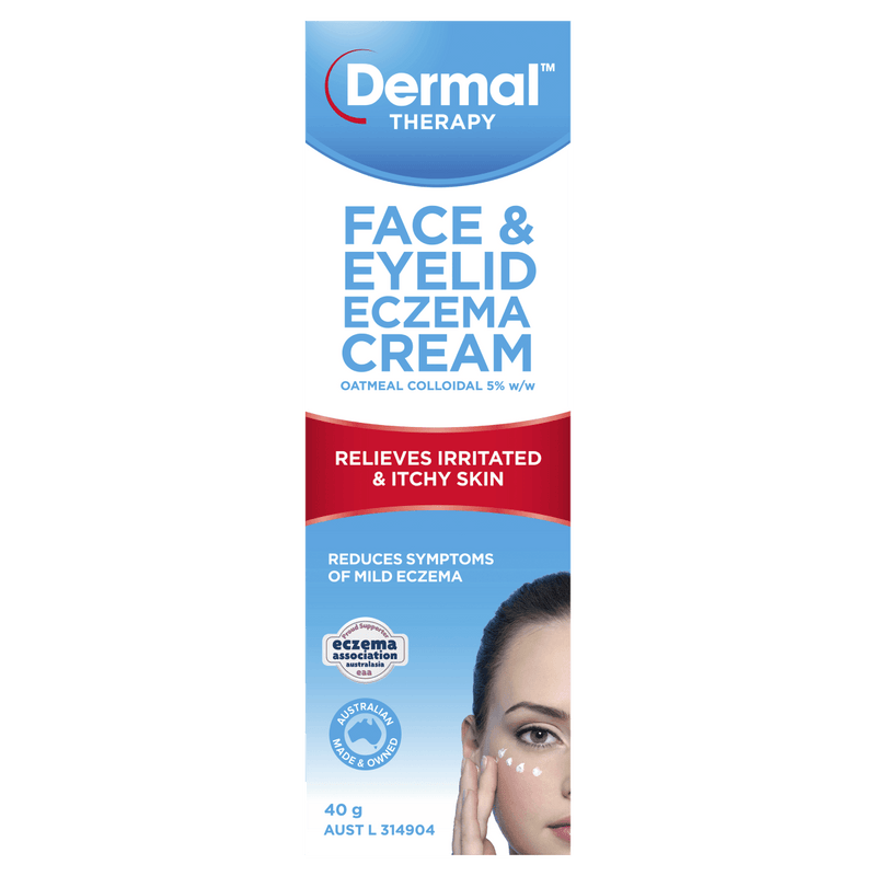 Dermal Therapy Face & Eyelid Eczema Cream 40g - Vital Pharmacy Supplies