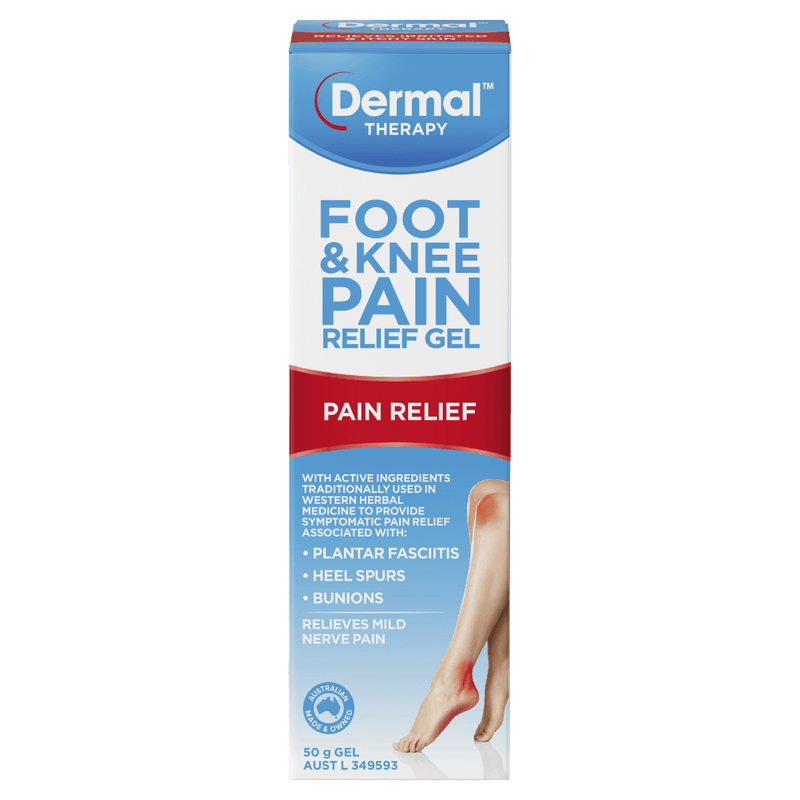 Dermal Therapy Foot & Knee Pain Relief Gel 50g - Vital Pharmacy Supplies