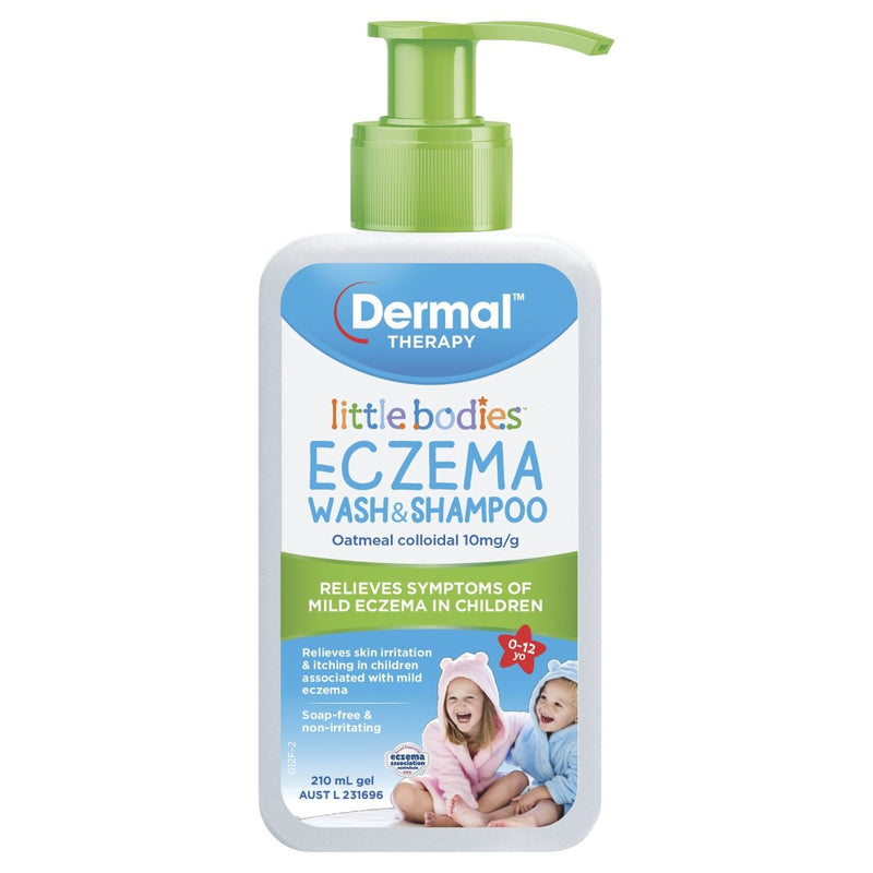 Dermal Therapy Little Bodies Eczema Wash & Shampoo 210mL - Vital Pharmacy Supplies