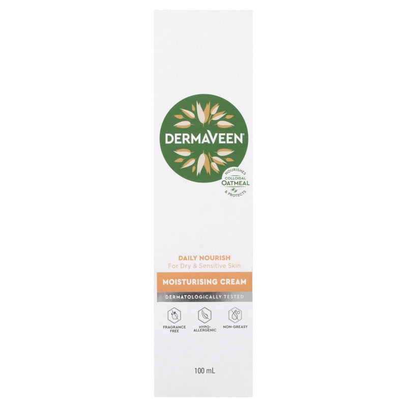 DermaVeen Daily Nourish Moisturising Cream 100mL - Vital Pharmacy Supplies