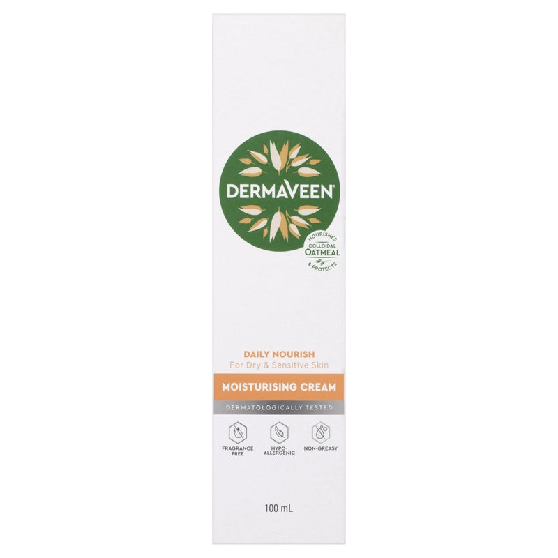 DermaVeen Daily Nourish Moisturising Cream 100mL - Vital Pharmacy Supplies