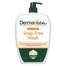 DermaVeen Daily Nourish Soap-Free Wash for Dry & Sensitive Skin 1L - Vital Pharmacy Supplies