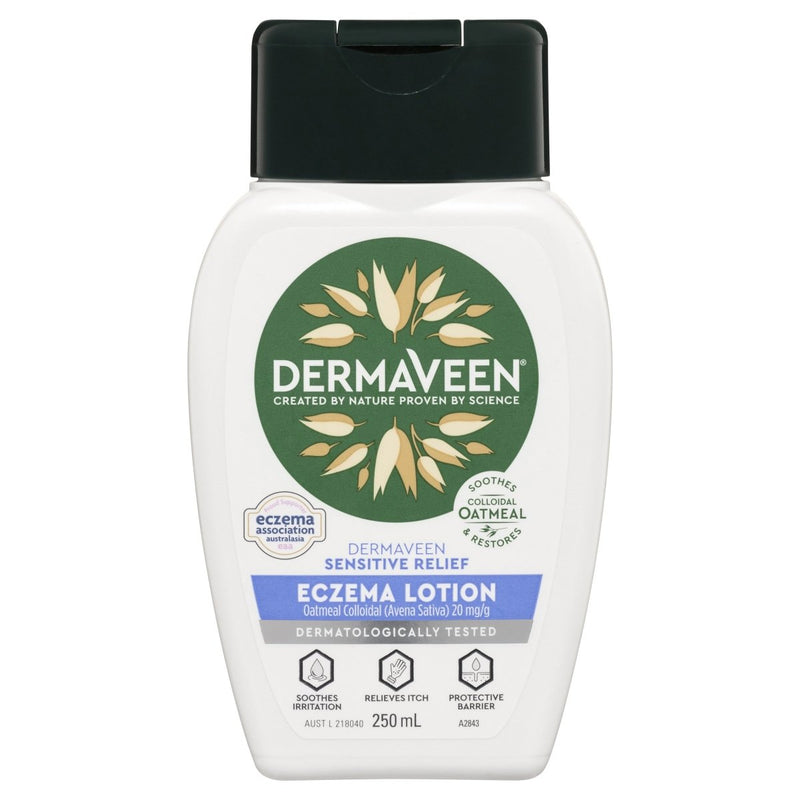 DermaVeen Sensitive Relief Eczema Lotion 250mL - Vital Pharmacy Supplies